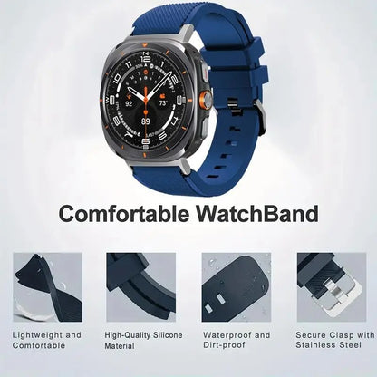 Samsung Galaxy Watch Ultra 47mm Watch Strap Band Soft Silicone Sports