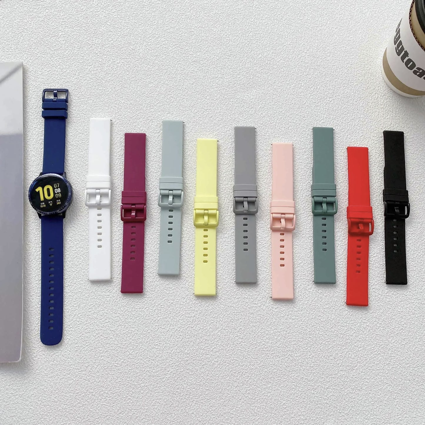 Garmin Approach S44 Silicone Sport Watch Strap Band Soft Solid Color