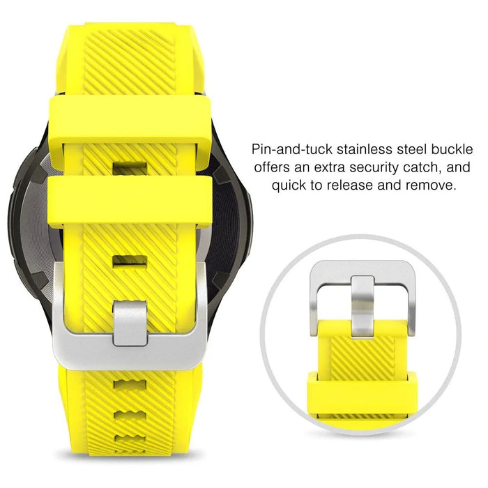Samsung Galaxy Watch 42mm SM-R810 SM-R815 Soft Silicone Strap Sports Band