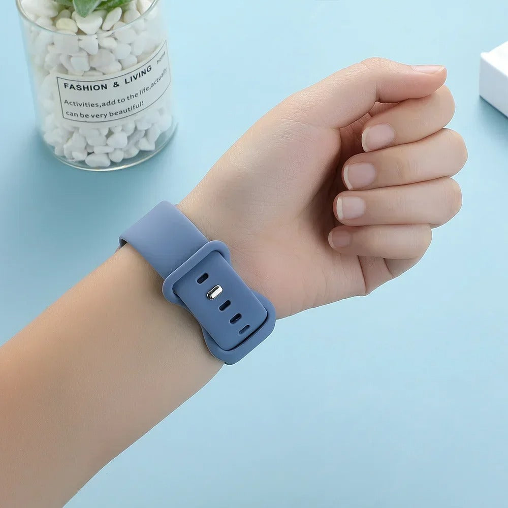 Apple Watch Series 3 Silicone Sport Watch Strap Flexible Classic Band