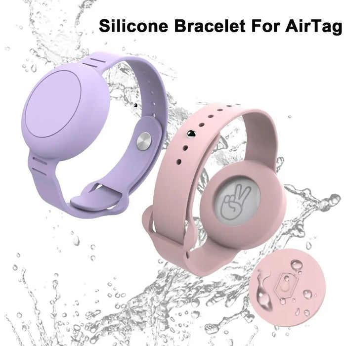 Apple AirTag Silicone Wrist Strap Case Holder Protective Tracker Band