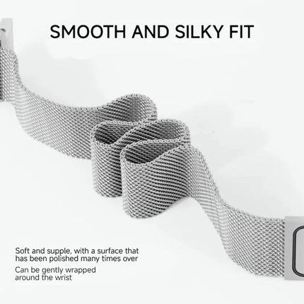 Samsung Galaxy Watch 8 44 MM Magnetic Milanese Metal Mesh Loop Band Strap Stainless Steel