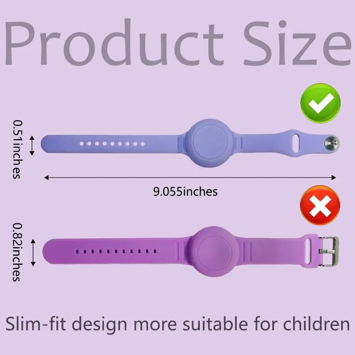 Apple AirTag Silicone Wrist Strap Case Holder Protective Tracker Band