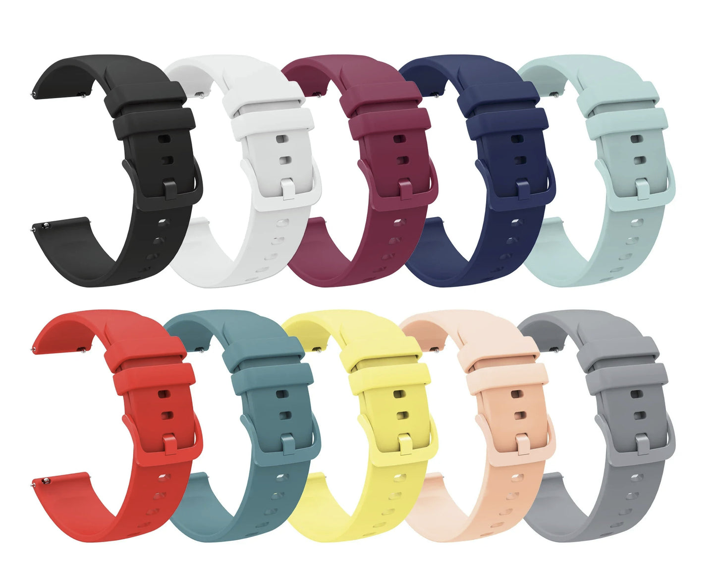 Garmin Approach S44 Silicone Sport Watch Strap Band Soft Solid Color