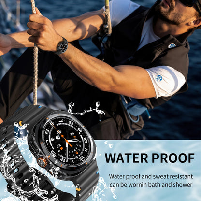 Samsung Galaxy Watch 8 44 MM Silicone Strap Wave Sports Soft Watch Band Bracelet