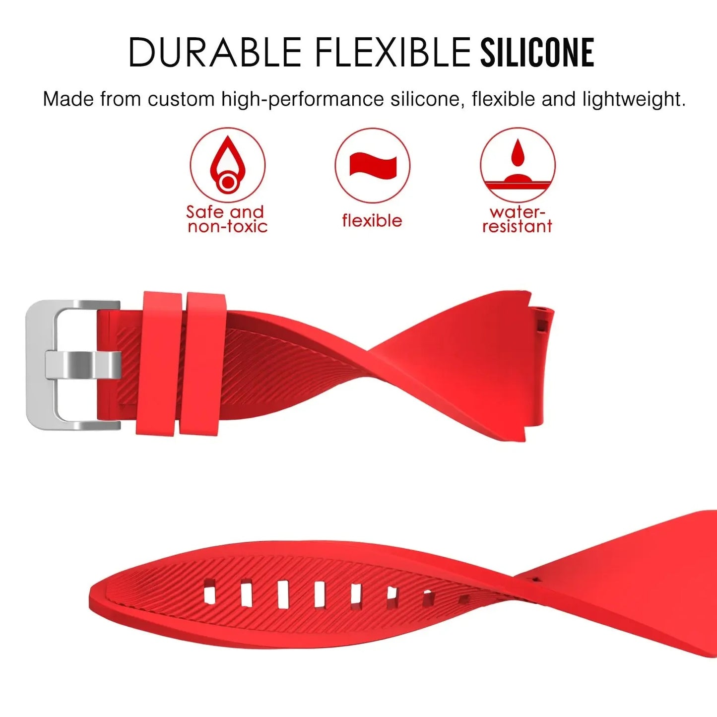 Suunto Race Strap Silicone Sports Gym Smart Watch Band