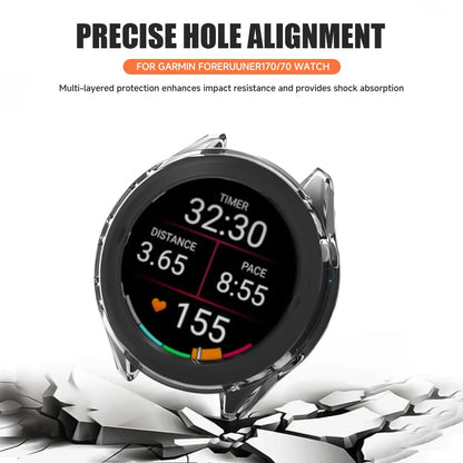 Garmin Forerunner 165 Case Transparent TPU Protective Watch Cover Screen Protector