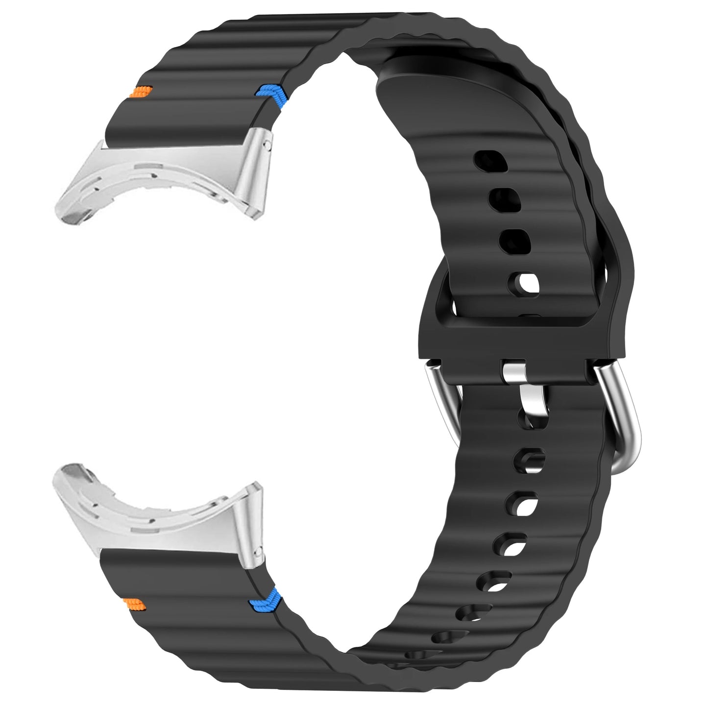 Google Pixel Watch 3 41mm Strap Watch Band Sports Soft Silicone Wave Band