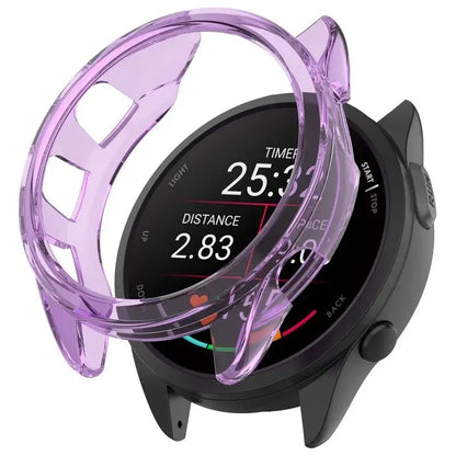 Garmin Forerunner 165 Case Transparent TPU Protective Watch Cover Screen Protector