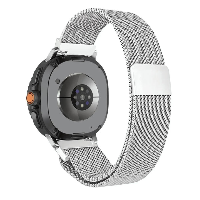 Samsung Galaxy Watch 8 44 MM Magnetic Milanese Metal Mesh Loop Band Strap Stainless Steel