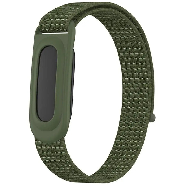 Google Fitbit Air Nylon Woven Watch Strap Two-Tone Slim Sport Band