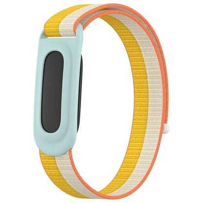 Google Fitbit Air Nylon Woven Watch Strap Two-Tone Slim Sport Band