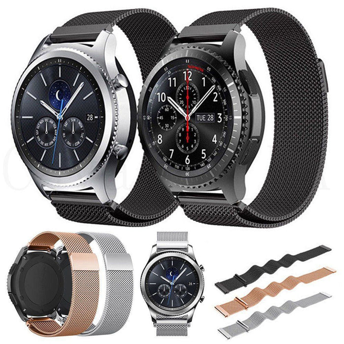 Samsung Galaxy Watch 6 Magnetic Milanese Metal Mesh Loop Band Strap Stainless Steel