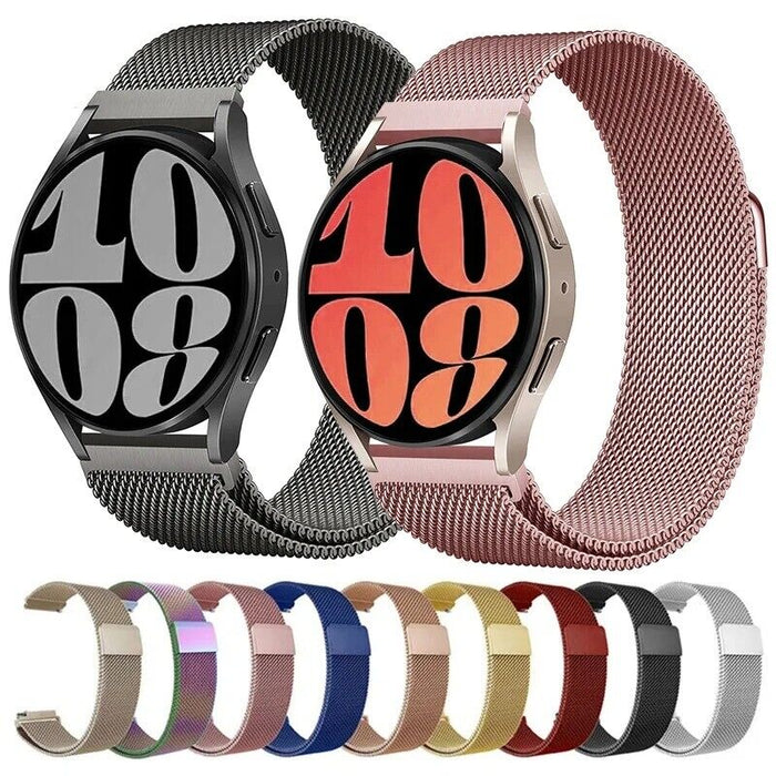 Samsung Galaxy Watch FE Strap Milanese Metal Mesh Loop Band Magnetic Stainless Steel