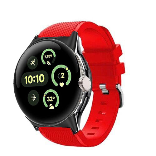 Google Pixel Watch 3 (45 mm) Strap Watch Band Soft Silicone Sports