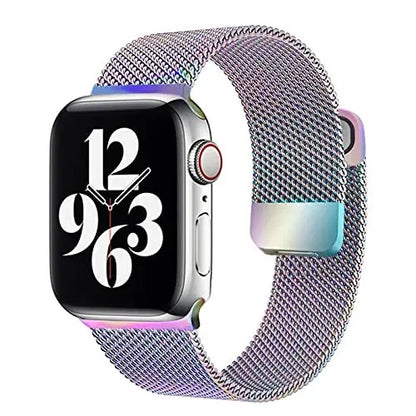 Apple Watch Series 10 Strap Milanese Mesh Loop Stainless Steel Band
