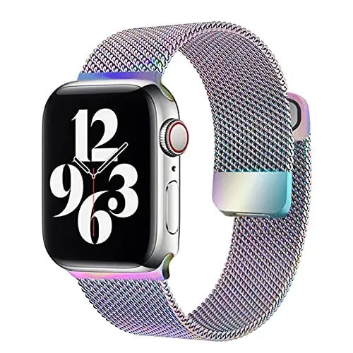 Apple Watch Series 10 Strap Milanese Mesh Loop Stainless Steel Band