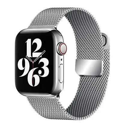 Apple Watch Series 10 Strap Milanese Mesh Loop Stainless Steel Band