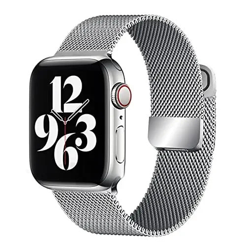 Apple Watch Series 10 Strap Milanese Mesh Loop Stainless Steel Band