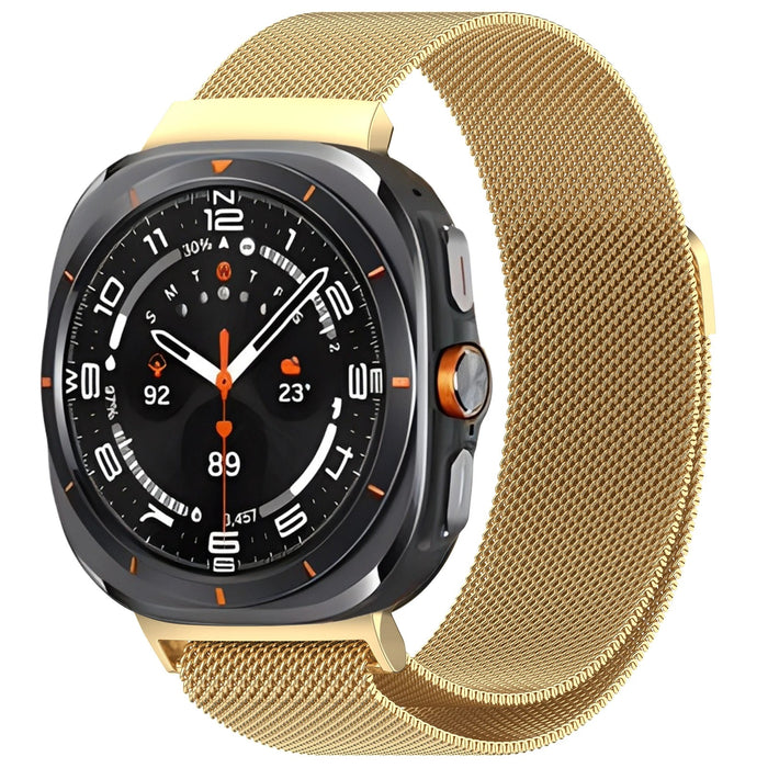 Samsung Galaxy Watch Ultra (47 MM) Magnetic Milanese Metal Mesh Loop Band Strap Stainless Steel