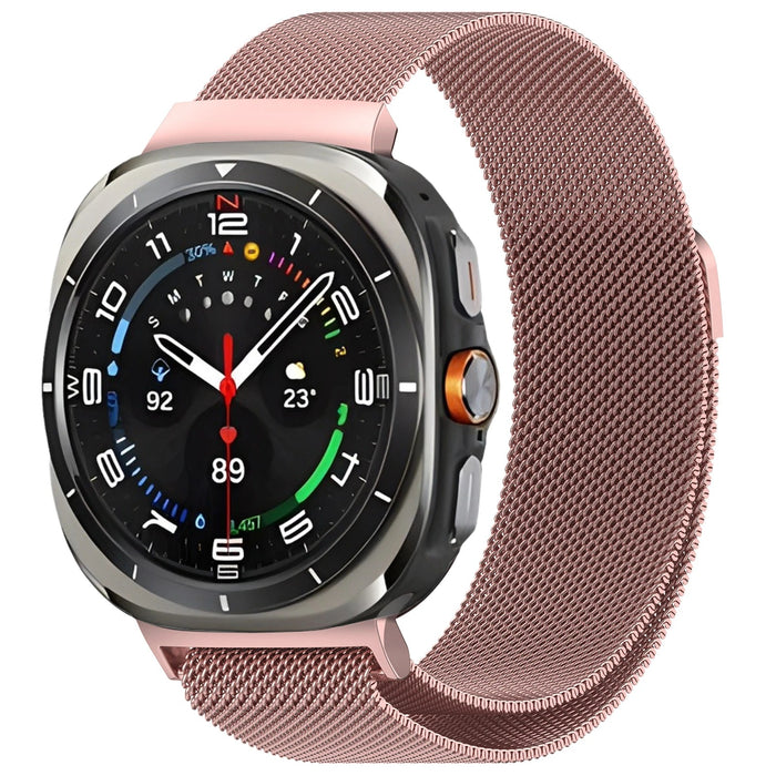 Samsung Galaxy Watch Ultra (47 MM) Magnetic Milanese Metal Mesh Loop Band Strap Stainless Steel