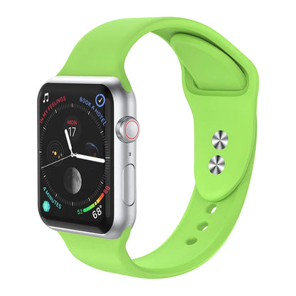 Apple Watch SE Soft Replacement Silicone Strap Sports Slim Watch Band