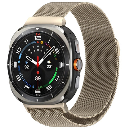 Samsung Galaxy Watch Ultra (47 MM) Magnetic Milanese Metal Mesh Loop Band Strap Stainless Steel