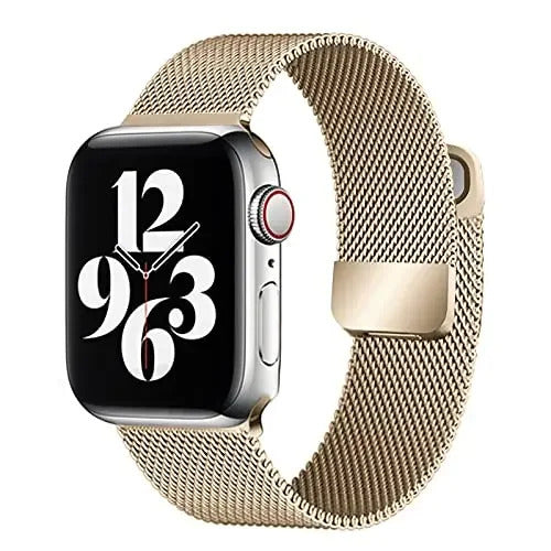Apple Watch Series 10 Strap Milanese Mesh Loop Stainless Steel Band