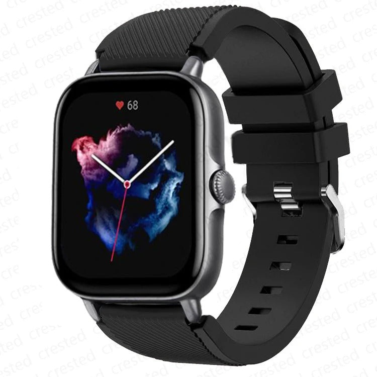 Amazfit Bip 3 Strap Watch Band Soft Silicone Sports Band