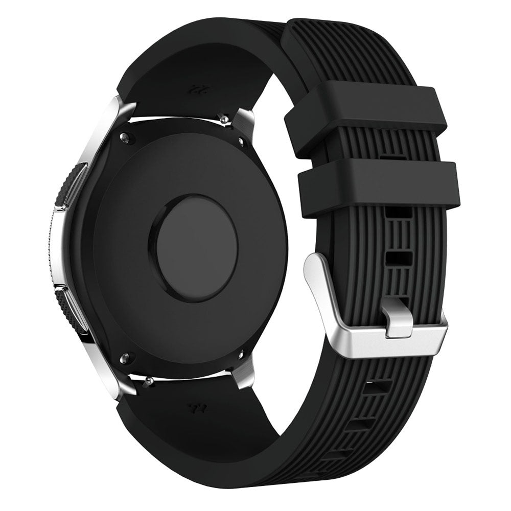 Samsung Galaxy Watch 3 (41mm) Line Design Soft Silicone Strap Sports Band - Quick Release
