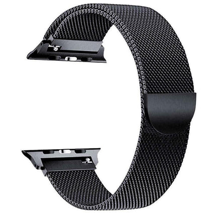 Apple Watch Series 7 Milanese Magnetic Mesh Loop Strap Stainless Steel Sports Slim Watch Band