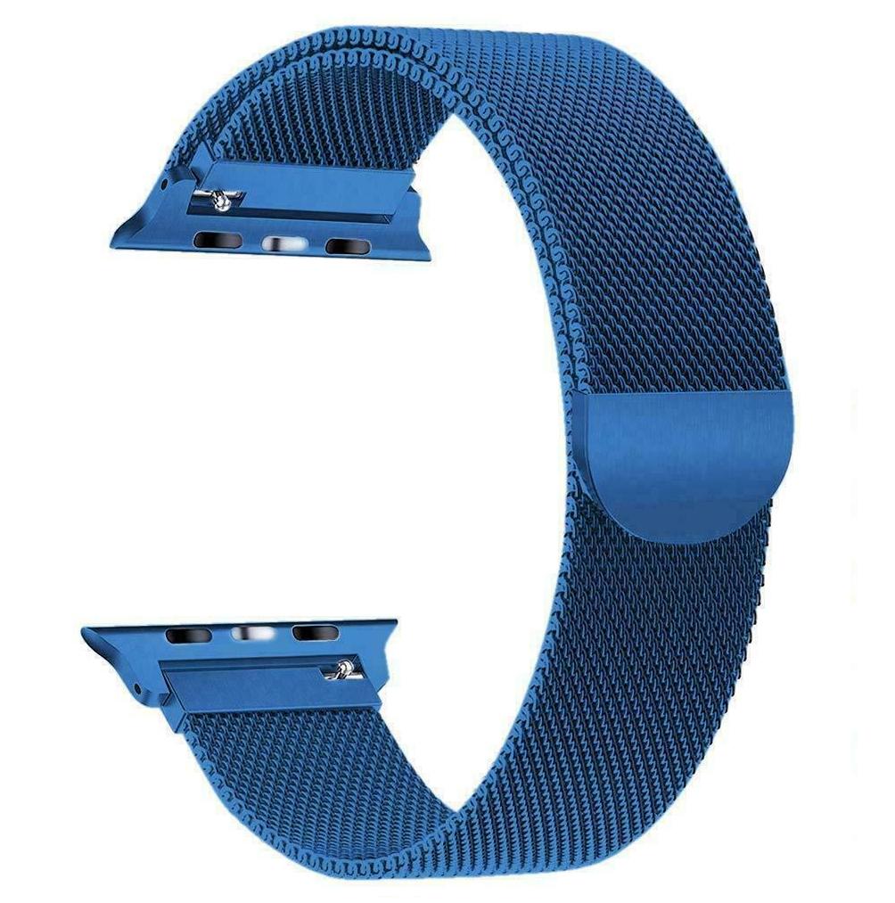Apple Watch Series 6 Milanese Magnetic Mesh Loop Strap Stainless Steel Sports Slim Watch Band