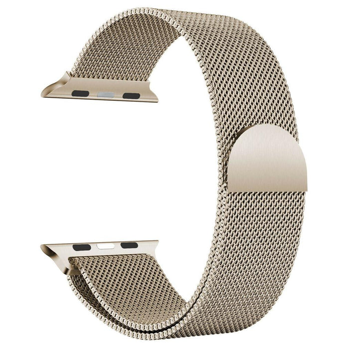 Apple Watch Series 7 Milanese Magnetic Mesh Loop Strap Stainless Steel Sports Slim Watch Band