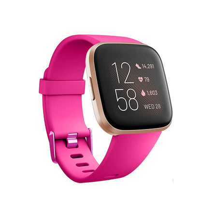Fitbit Versa Lite Replacement Soft Silicone Sports Strap Watch Band
