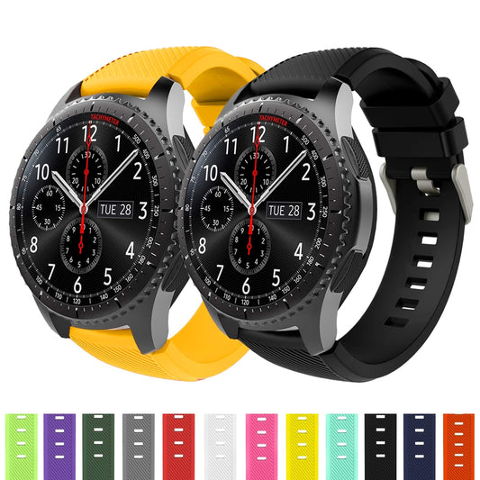 Samsung Galaxy Watch 46mm Soft Silicone Strap Sports Band - Quick Release