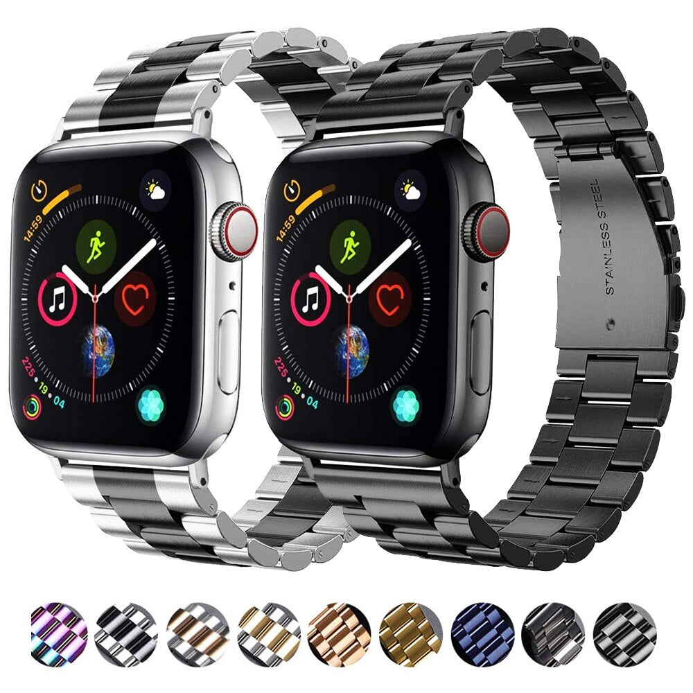 Apple Watch Series 6 Stainless Steel Strap Metal Bracelet Wristband