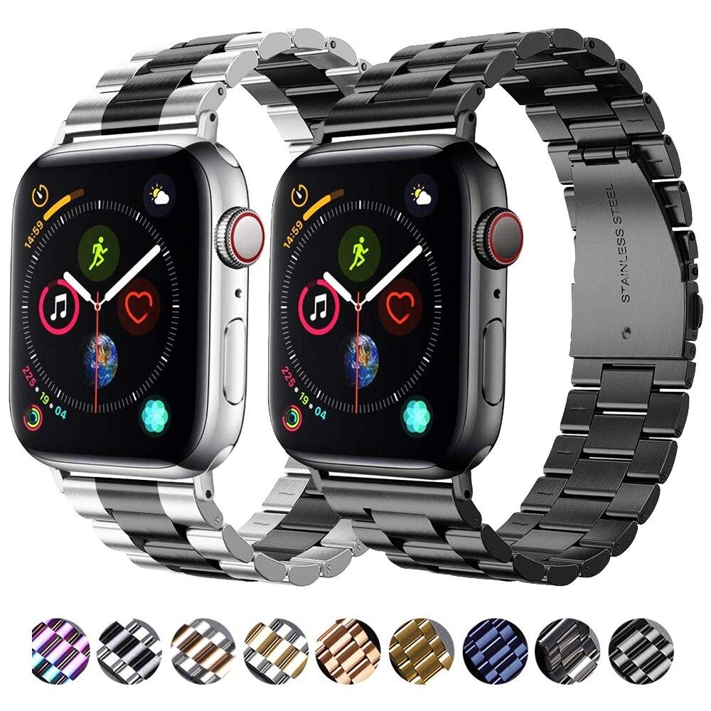 Apple Watch Series 7 Stainless Steel Strap Metal Bracelet Wristband