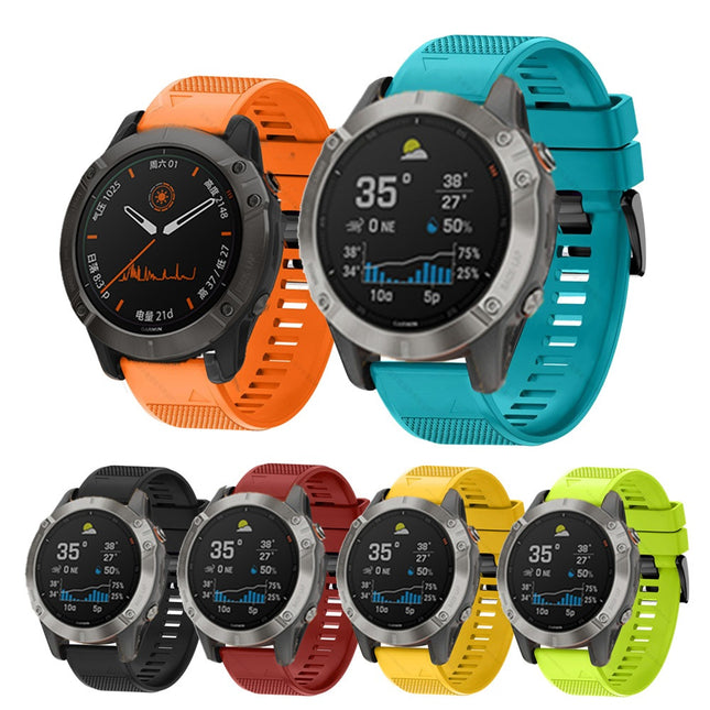 Garmin Fenix 8 47mm Soft Silicone Strap Fitness Sports Band - Quick Release