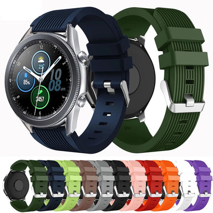Samsung Galaxy Gear S2 Classic Line Design Soft Silicone Strap Sports Band - Quick Release