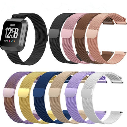 Fitbit Sense 2 Magnetic Milanese Metal Mesh Loop Band Strap Stainless Steel