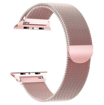 Apple Watch Series 3 Magnetic Milanese Mesh Loop Strap Stainless Steel Sports Slim Watch Band