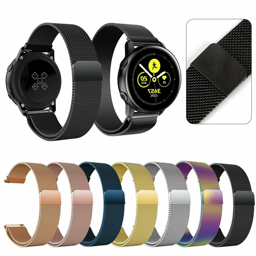 Samsung Galaxy Gear S3 Frontier Magnetic Milanese Metal Mesh Loop Band Strap Stainless Steel