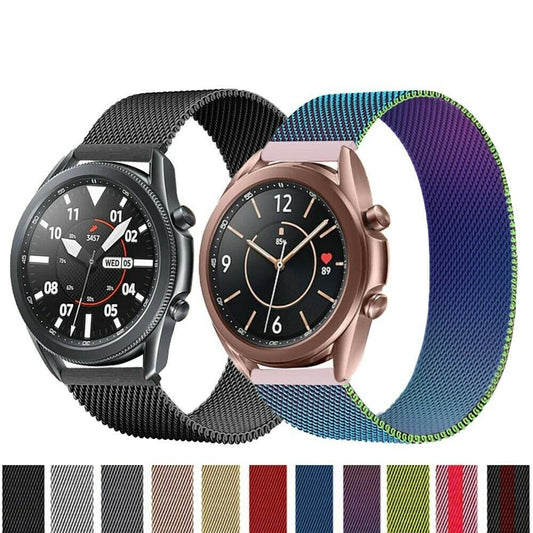 Samsung Galaxy Watch 3 (45mm) Magnetic Milanese Metal Mesh Loop Band Strap Stainless Steel
