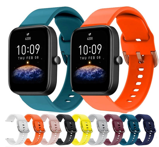 Amazfit GTS 3 Solid Color Strap Rubber Band Soft Silicone - Quick Release